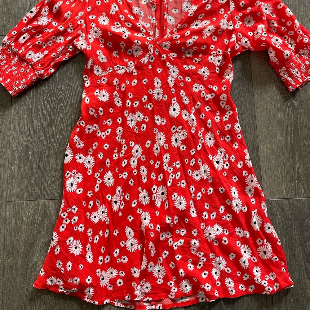 Red Rixo mini dress - Picture 2 of 3